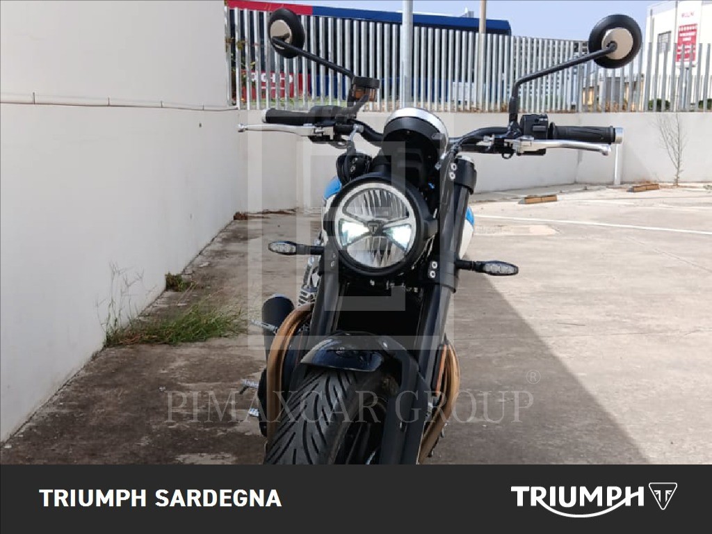 TRIUMPH Speed Twin 900 Pure White/Blue/Orange Abs