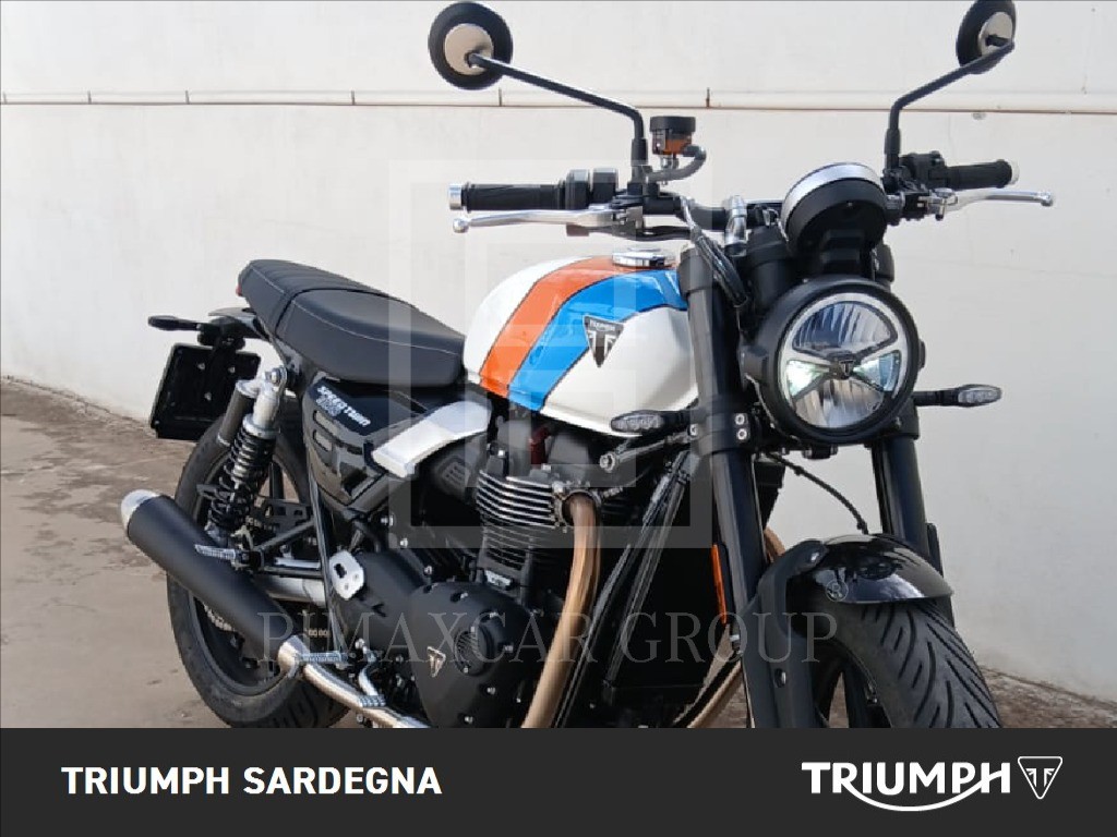 TRIUMPH Speed Twin 900 Pure White/Blue/Orange Abs